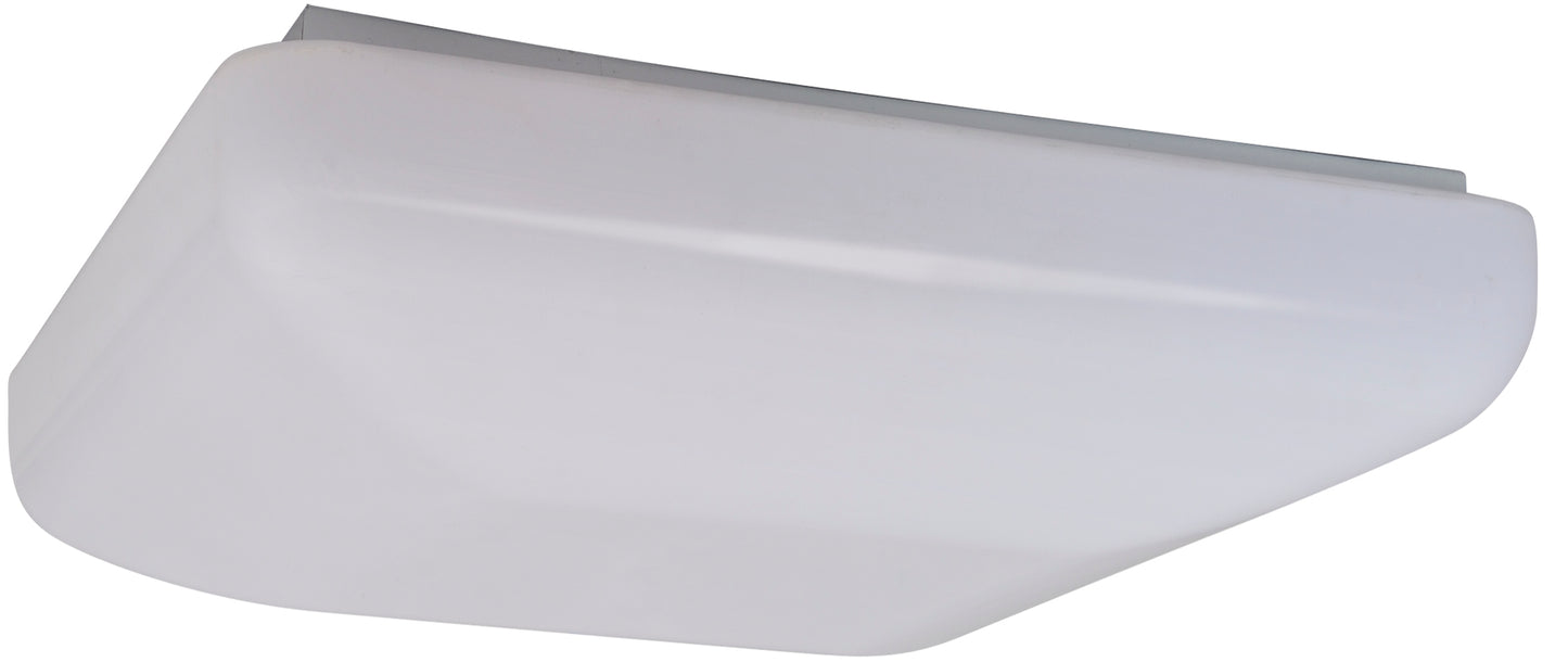 Amax Lighting LED-S002L-W 14" Dimmable Metal Construction Square White Flush Mount Lighting