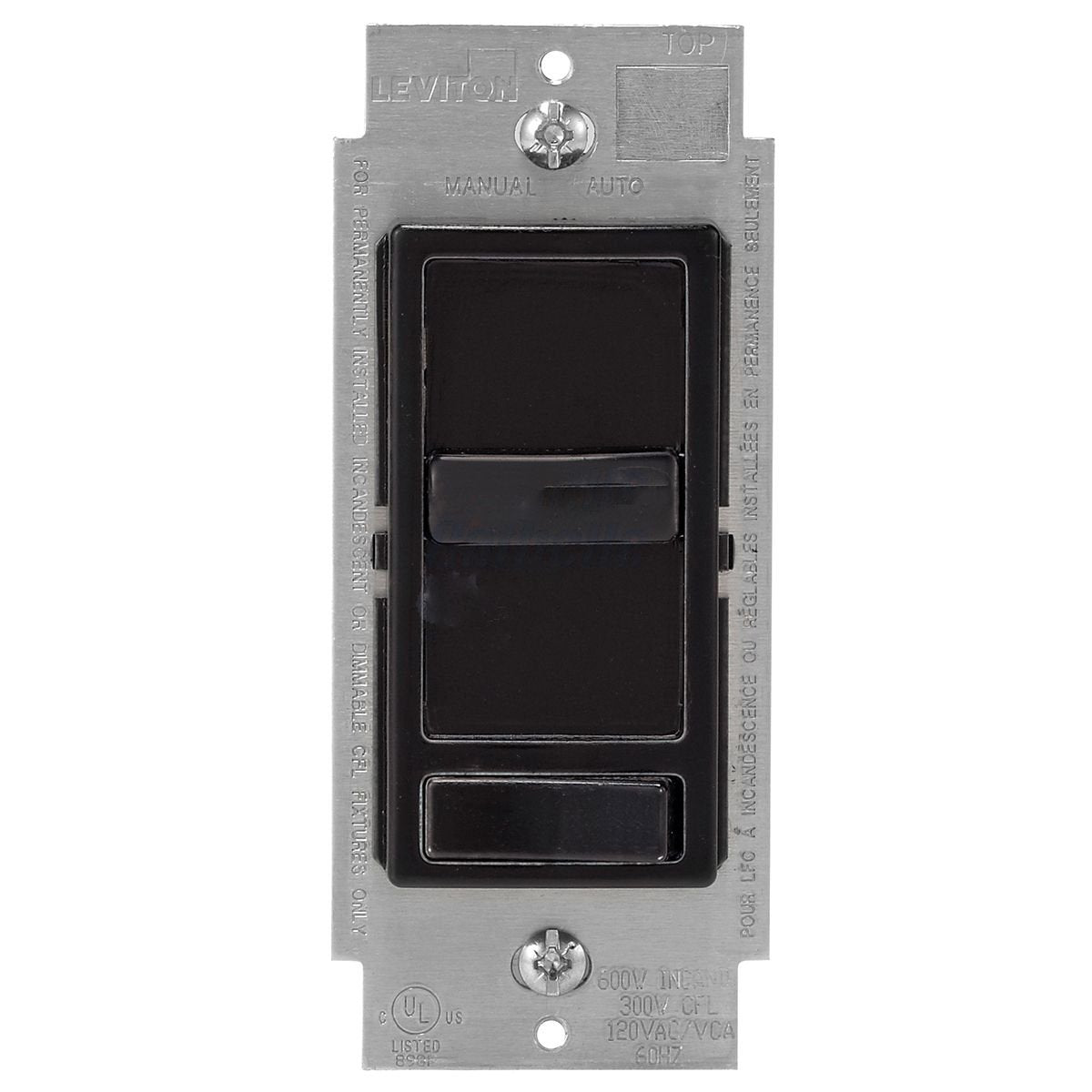 American Imaginations AI-36810 120V Rectangle Wall-Mount Slide Dimmer