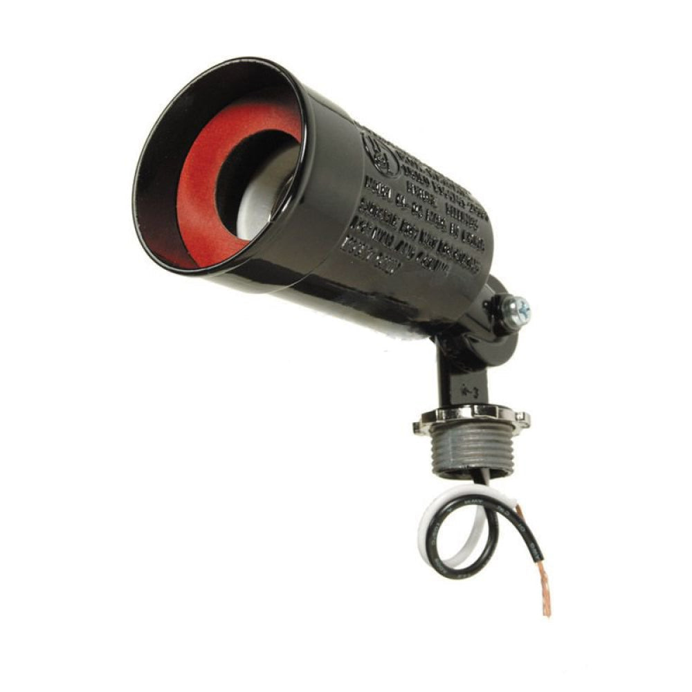 American Imaginations AI-37503 120V Cylindrical Black Bulb Holder