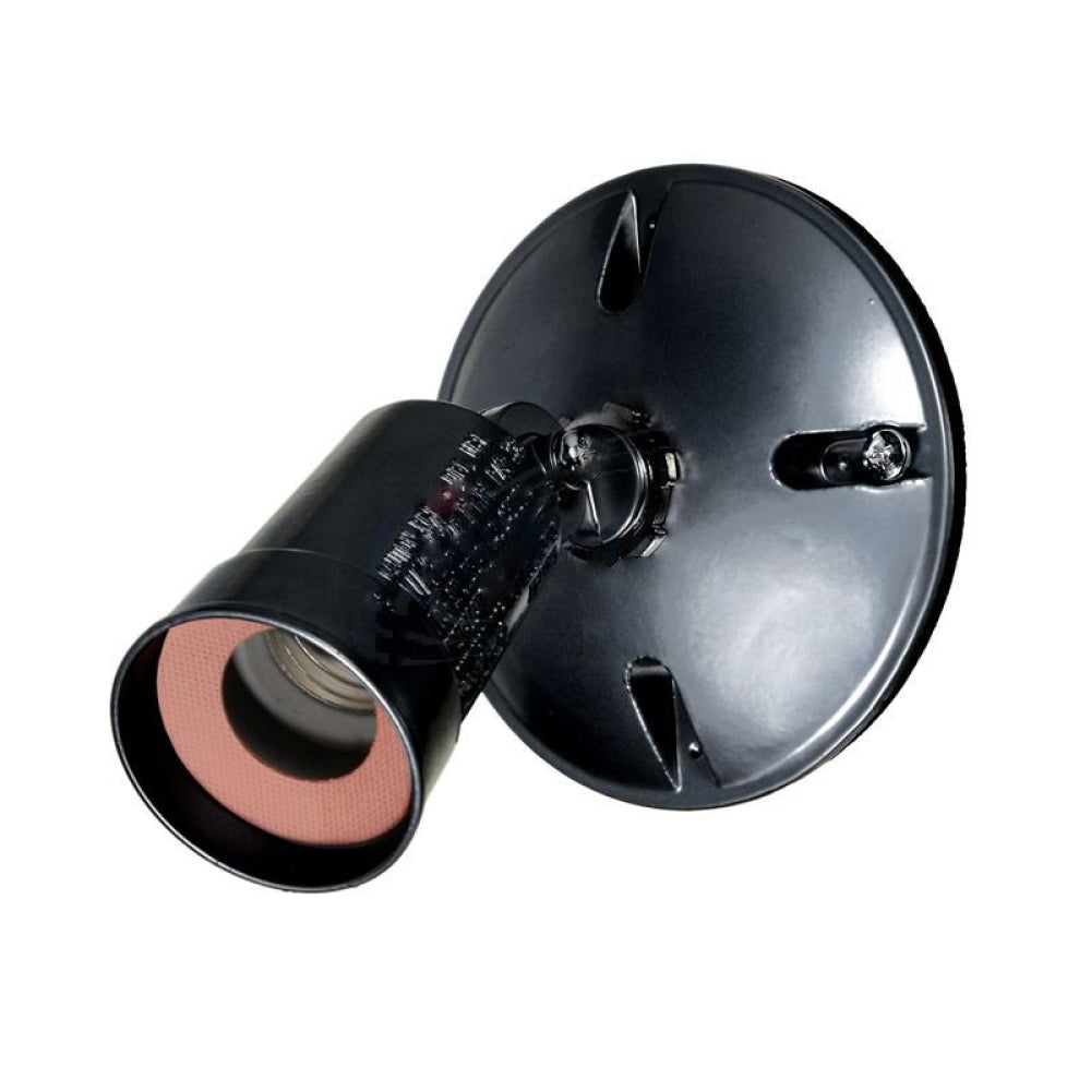 American Imaginations AI-37536 120V Cylindrical Black Bulb Holder