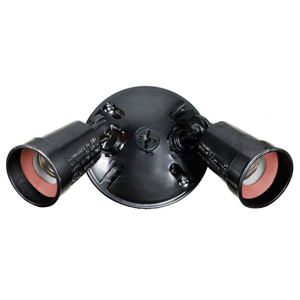 American Imaginations AI-37537 120V Cylindrical Black Bulb Holder