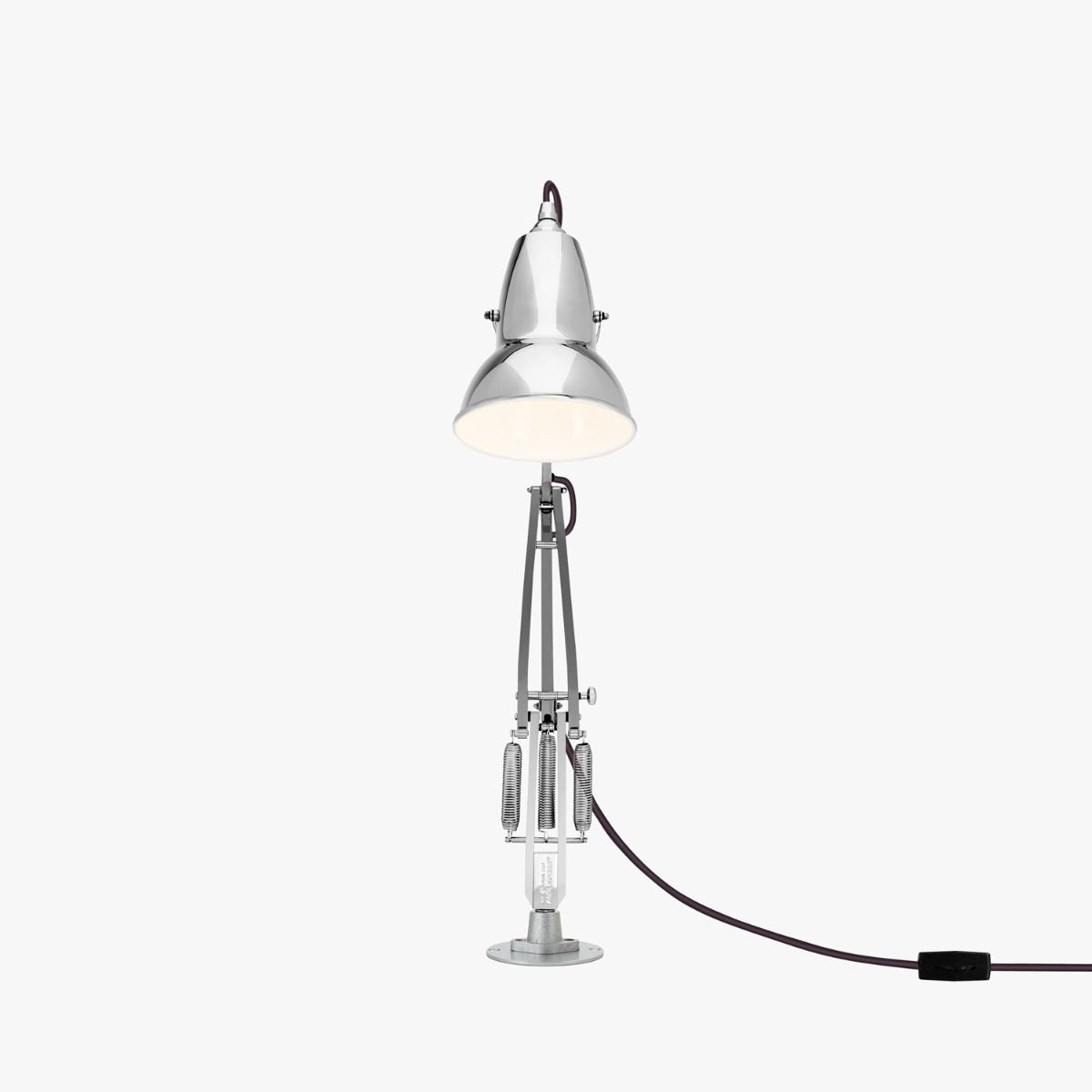 Anglepoise Original Range Painted Silver Desk Insert