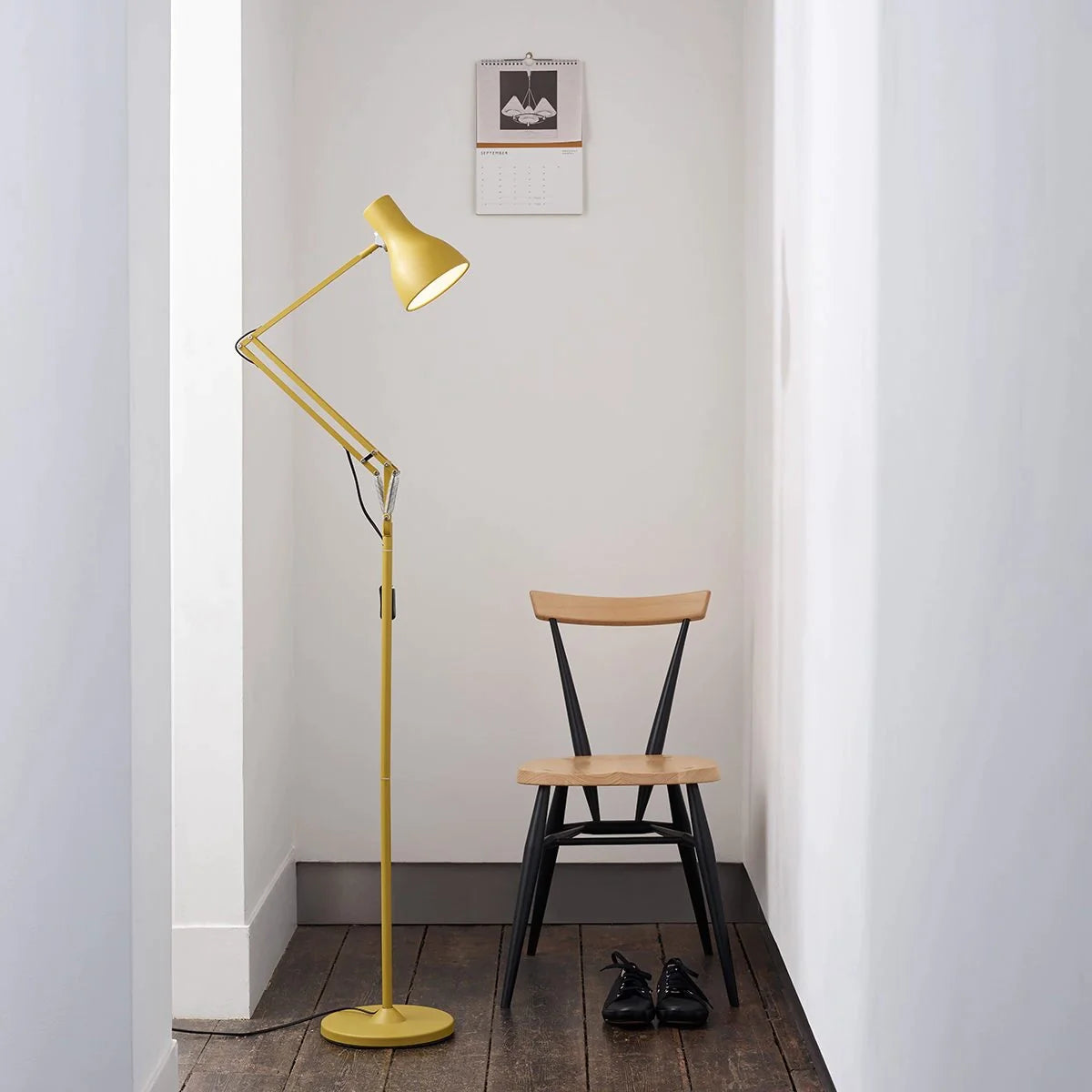 Anglepoise Type 75 Margaret Howell Edition Yellow Ochre Floor Lamp