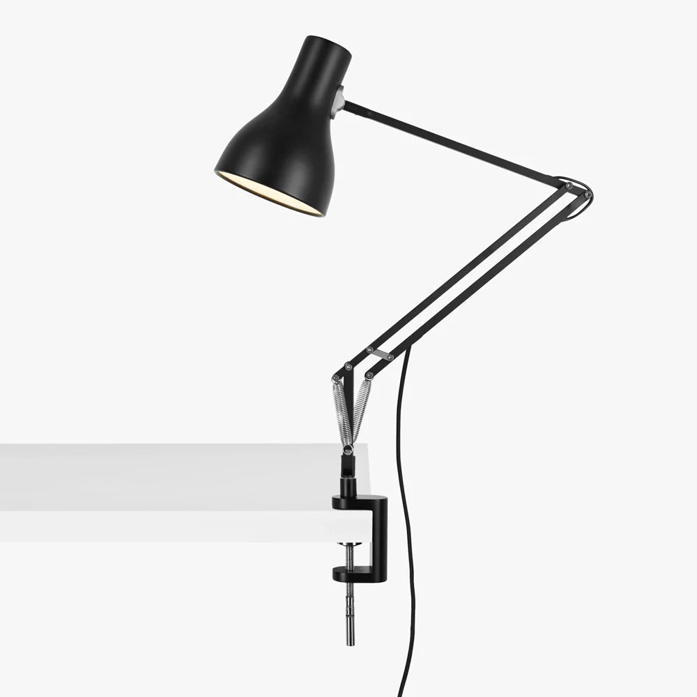 Anglepoise Type Range Jet Black Desk Clamp