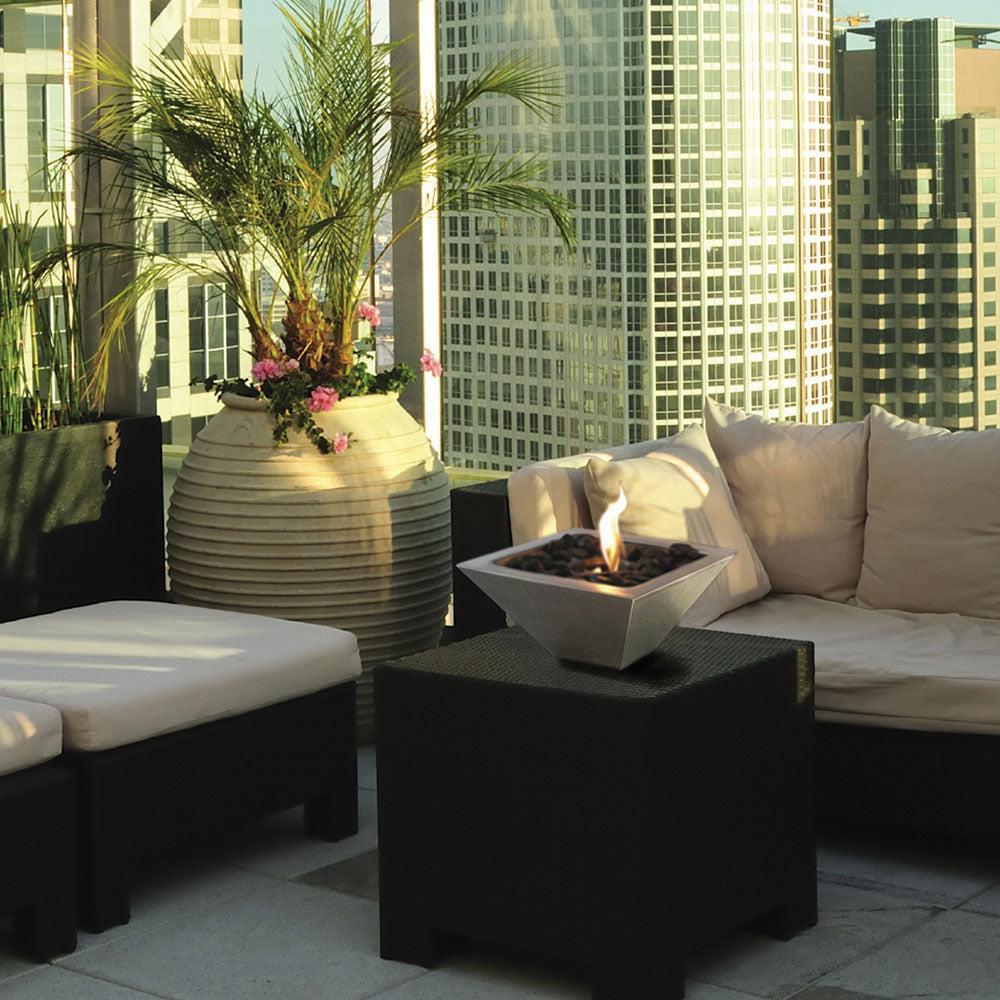 Anywhere Fireplace Empire Stainless Steel Tabletop Bio-ethanol Gel Fuel Fireplace