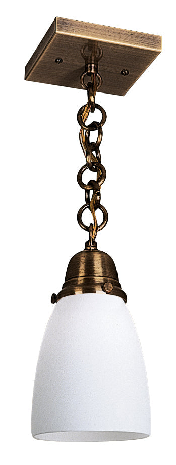 Arroyo Craftsman Simplicity Verdigris Patina One Light Hanging Pendant