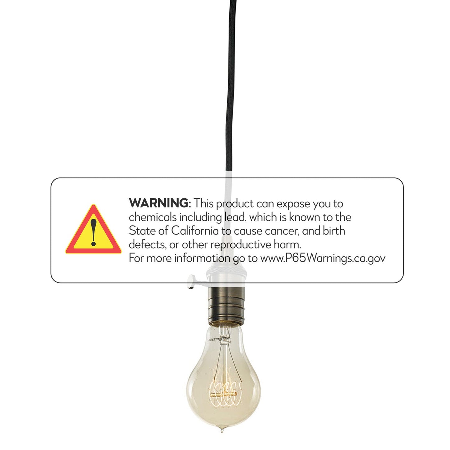 Bulbrite 25W A21 Nostalgic Loop E26 120V Vintage Warm Gold Pendant