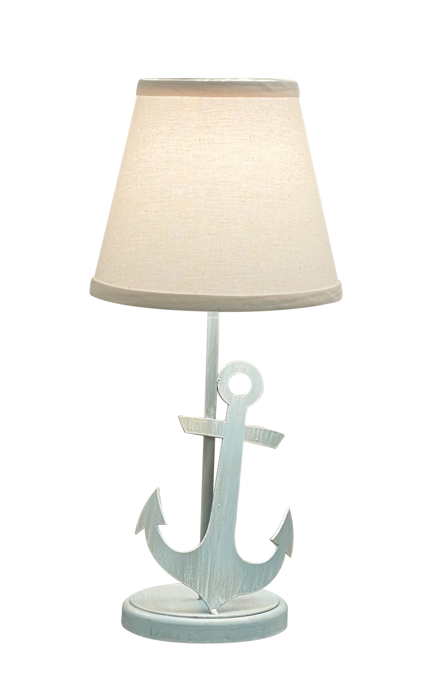Coast Lamp Manufacturing 19"H Beachside Iron Anchor Accent Table Lamp