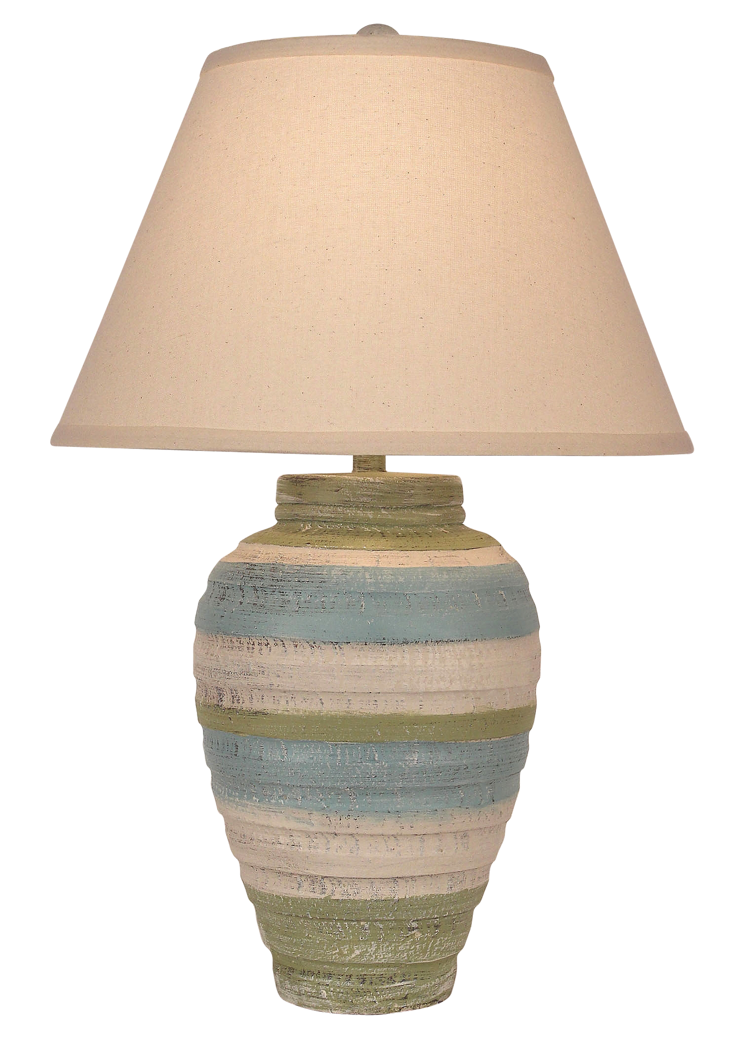 Coast Lamp Manufacturing 26"H Cottage Summer Small Pottery Table Lamp