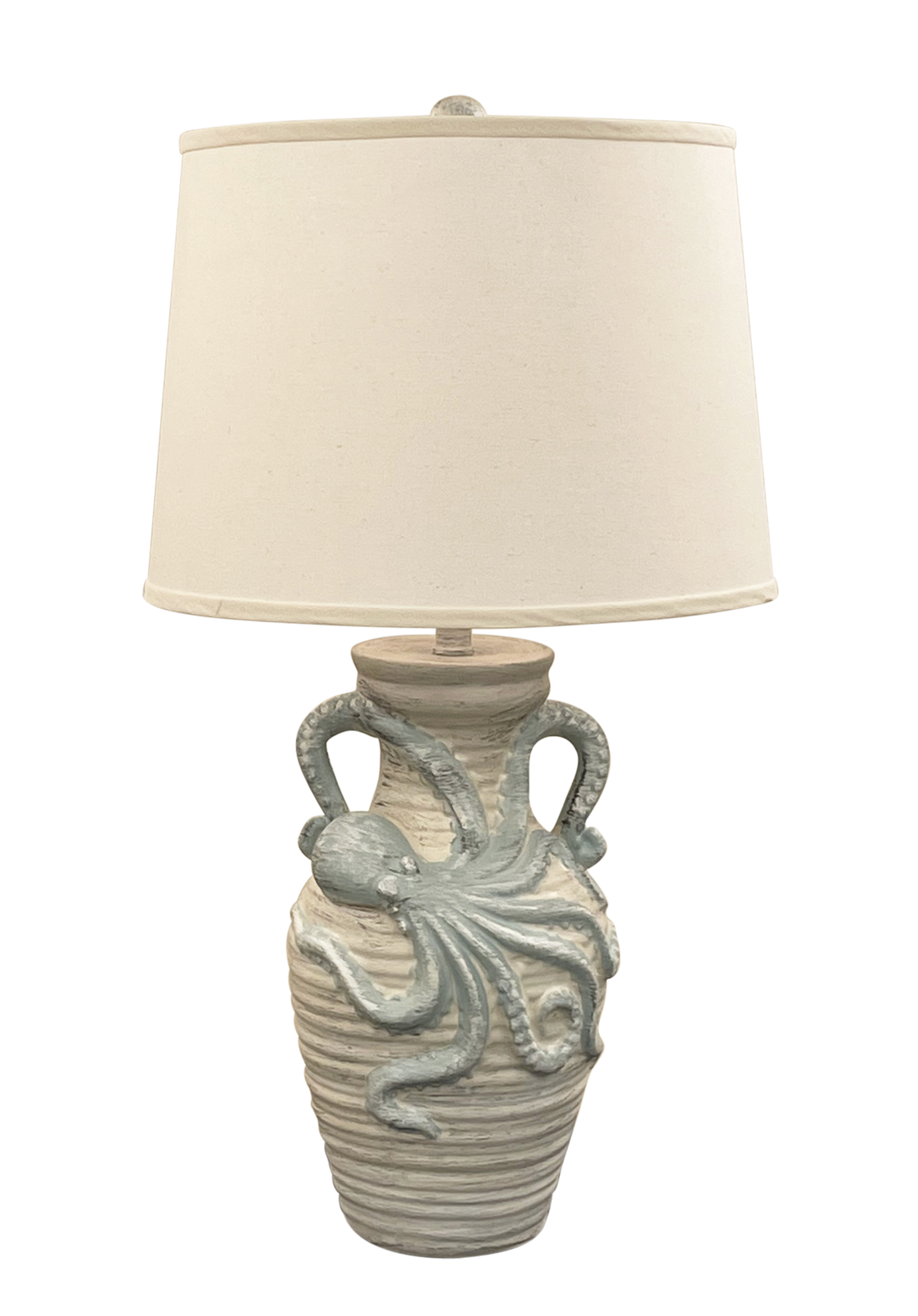 Coast Lamp Manufacturing 27"H Cottage Seamist Deep Sea Octopus Table Lamp