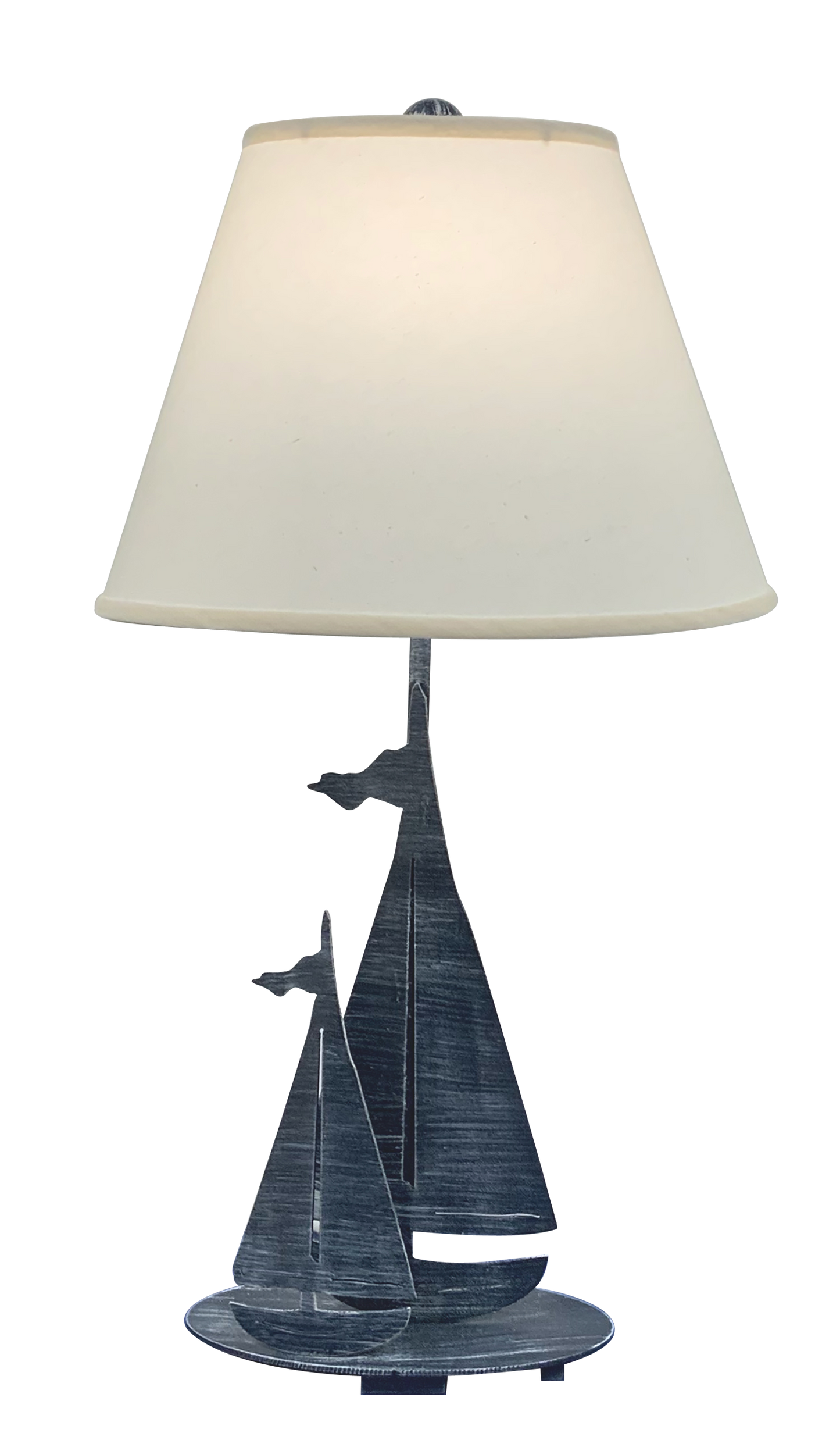 Coast Lamp Manufacturing 29"H Cottage Nautical 2 Sailboat Table Lamp