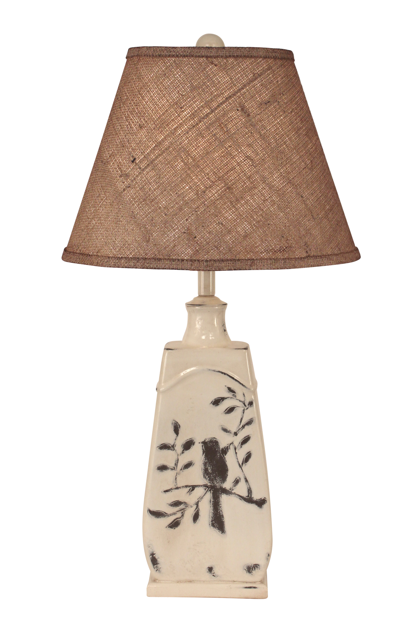 Coast Lamp Manufacturing 29"H Distressed Nude Tapered Birds On A Branch Table Lamp