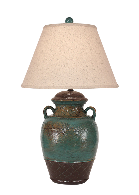 Coast Lamp Manufacturing 29"H Harvest Ginger Jar Table Lamp With 2 Handles