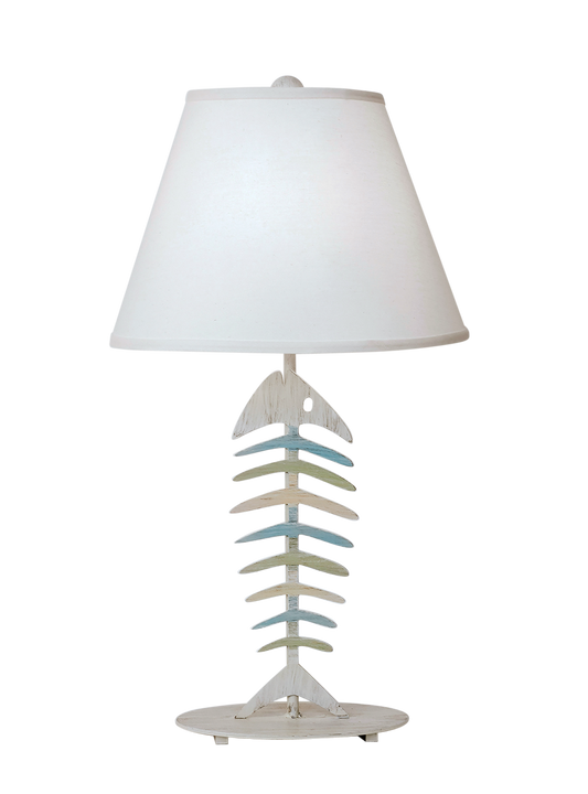 Coast Lamp Manufacturing 29"H Multi Color Bonefish Table Lamp