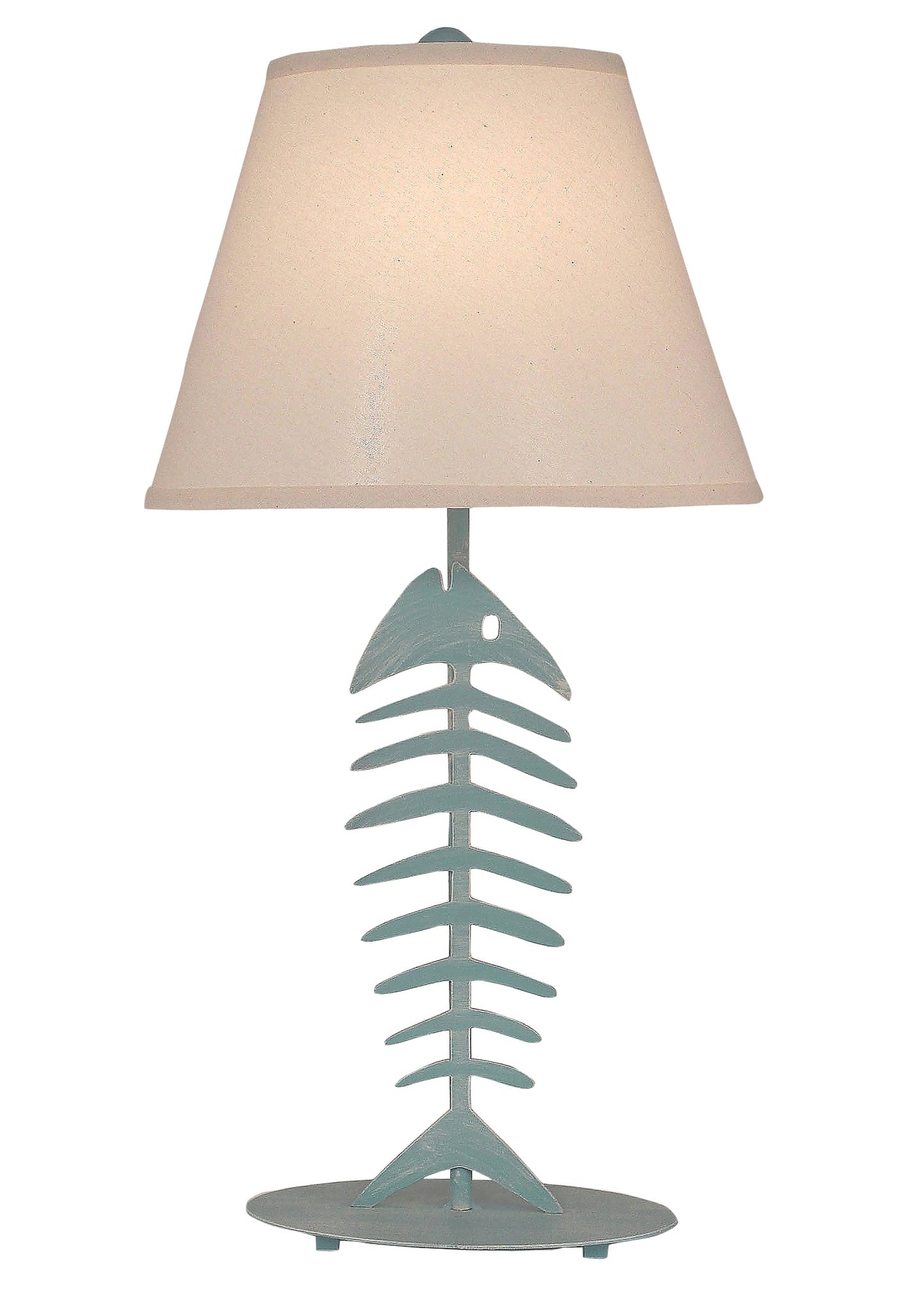 Coast Lamp Manufacturing 29"H Weathered Turquoise Sea Bonefish Table Lamp