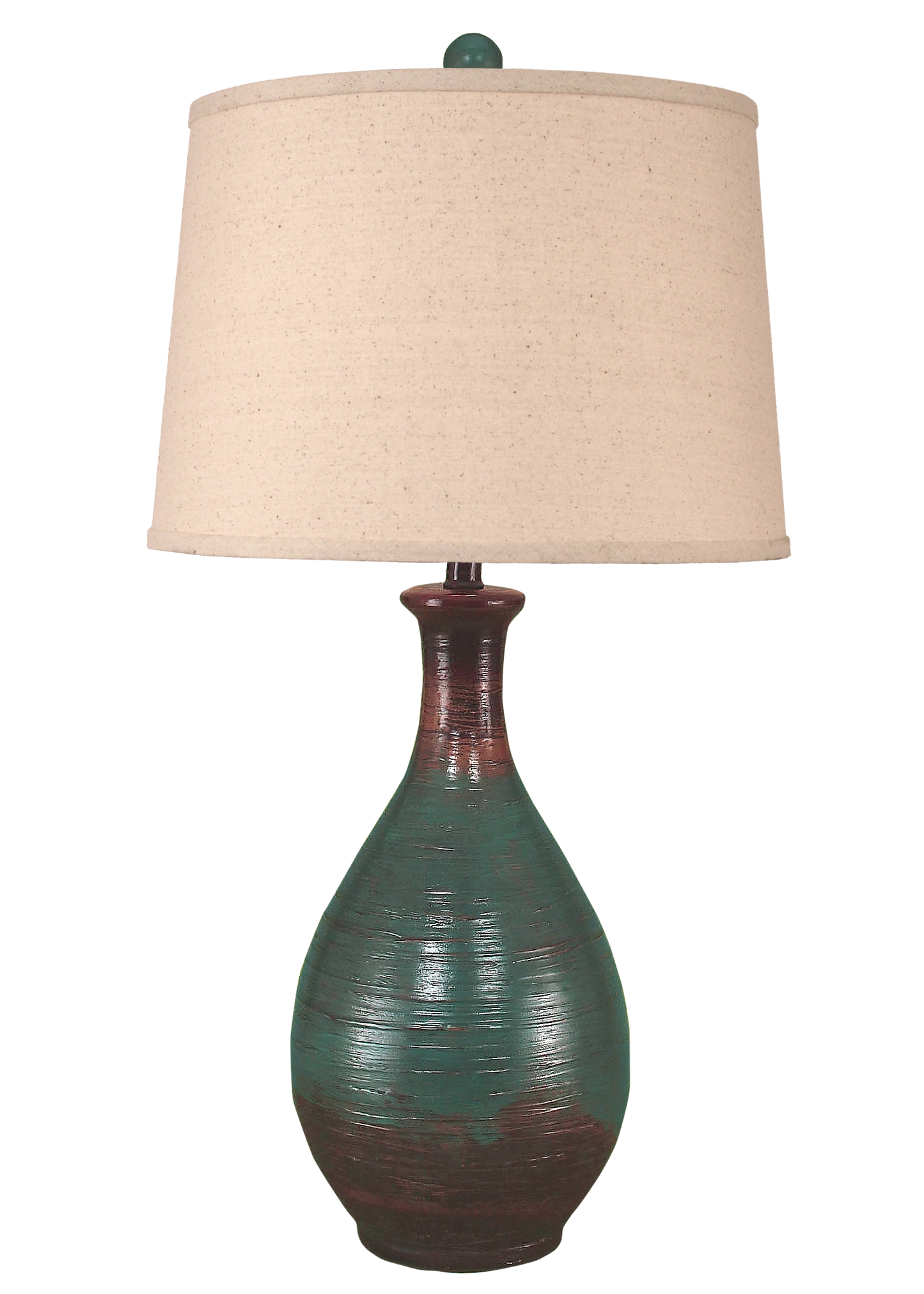 Coast Lamp Manufacturing 30"H Harvest Ridged Table Lamp