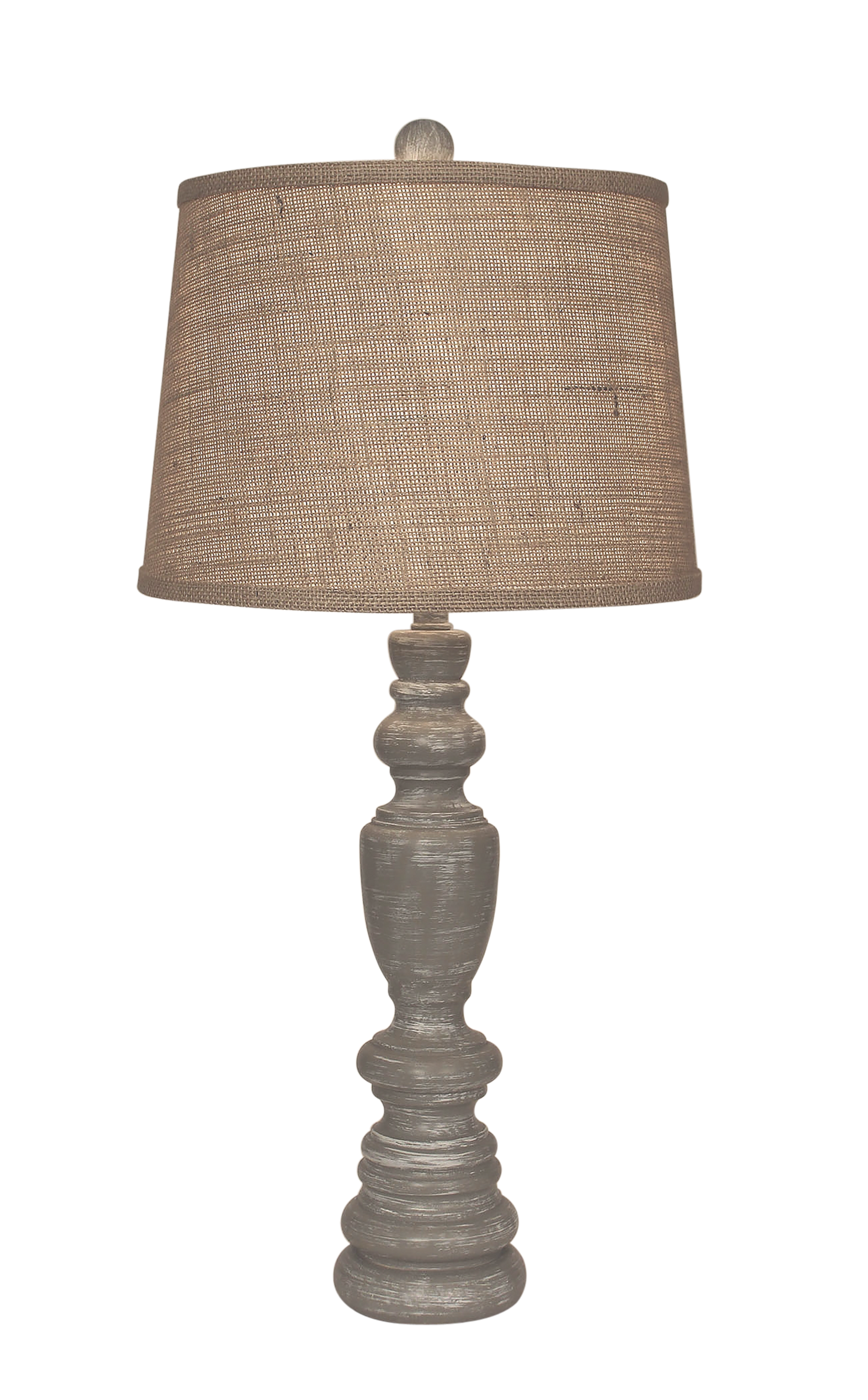 Coast Lamp Manufacturing 30"H Weathered Gray Multi Ring Casual Pot Table Lamp