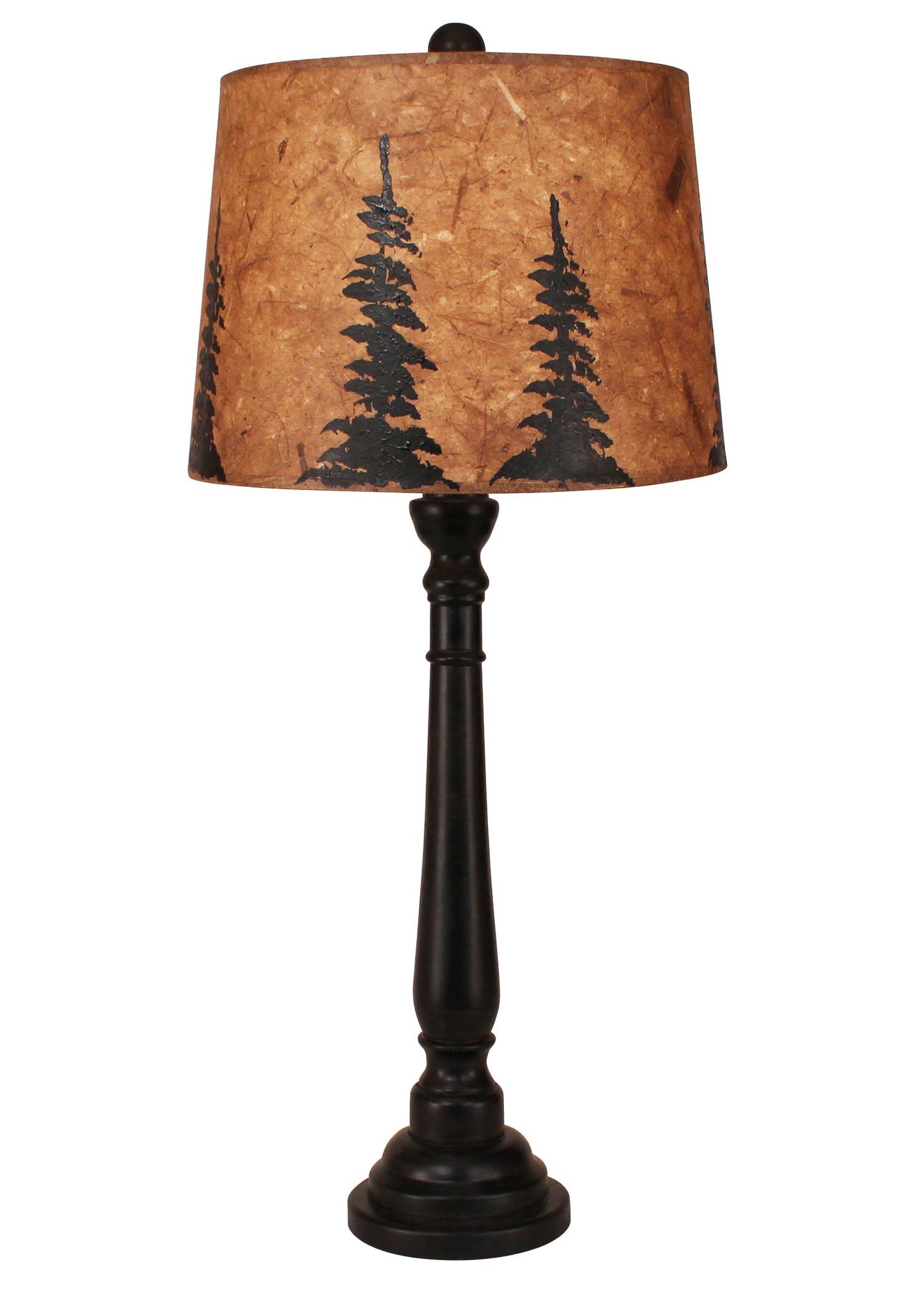 Coast Lamp Manufacturing 31"H Kodiak Round Buffet Table Lamp With Pine Tree Shade