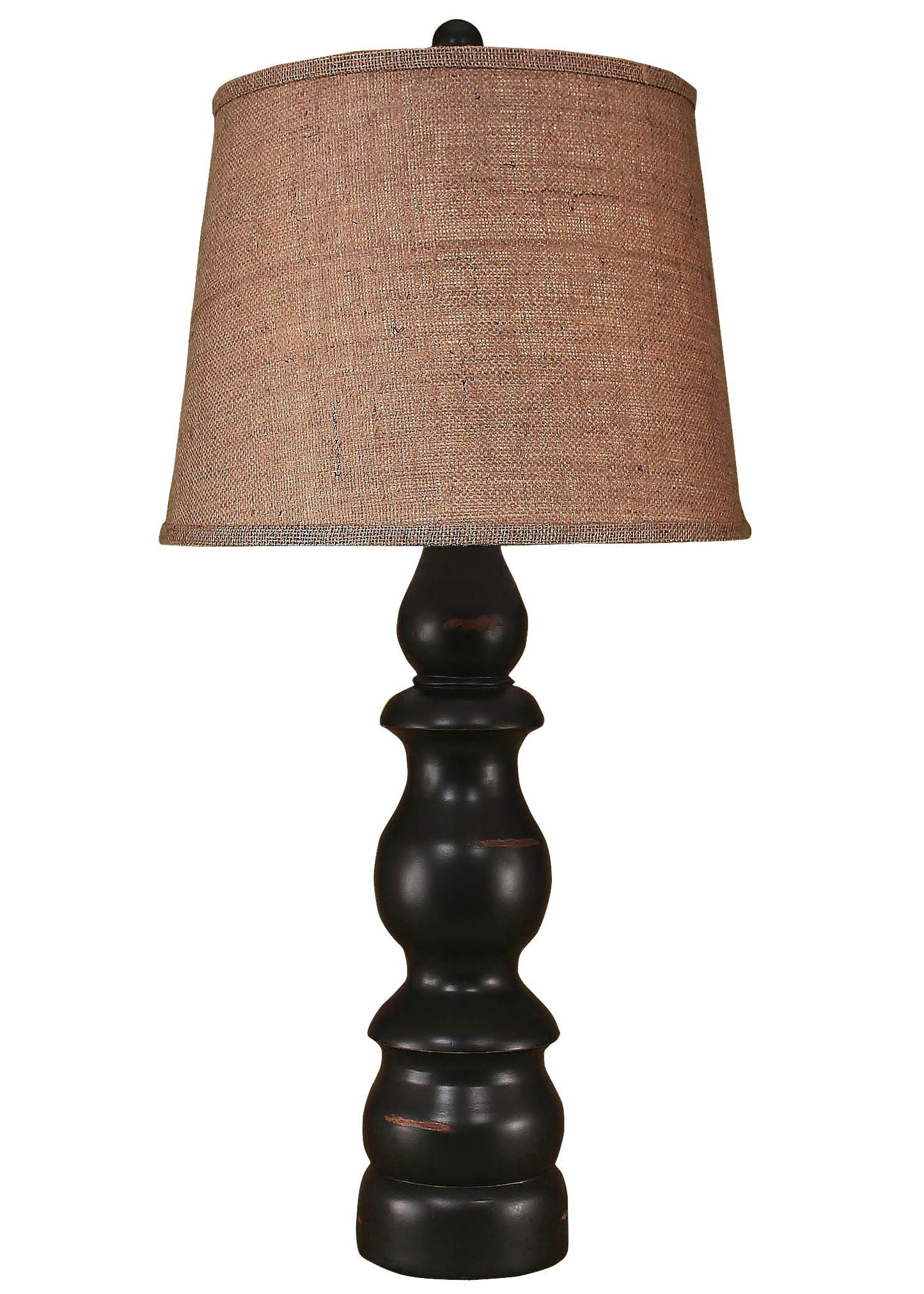 Coast Lamp Manufacturing 32"H Distressed Black Farmhouse Table Lamp