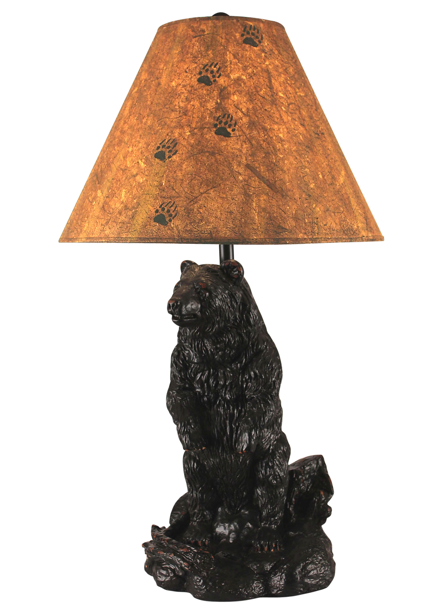 Coast Lamp Manufacturing 32"H Standing Bear Table Lamp