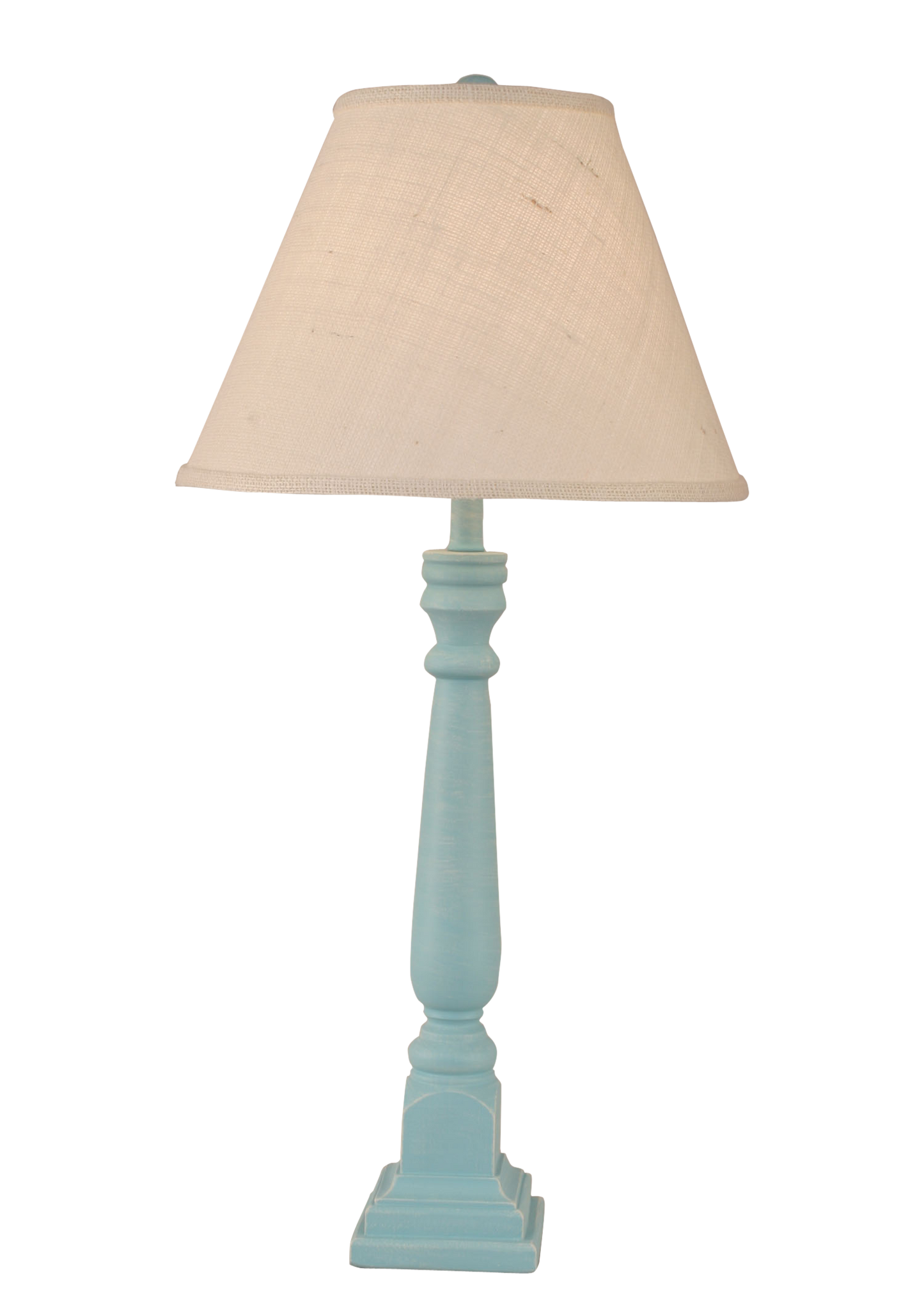 Coast Lamp Manufacturing 32"H Weathered Turquoise Sea Square Buffet Table Lamp