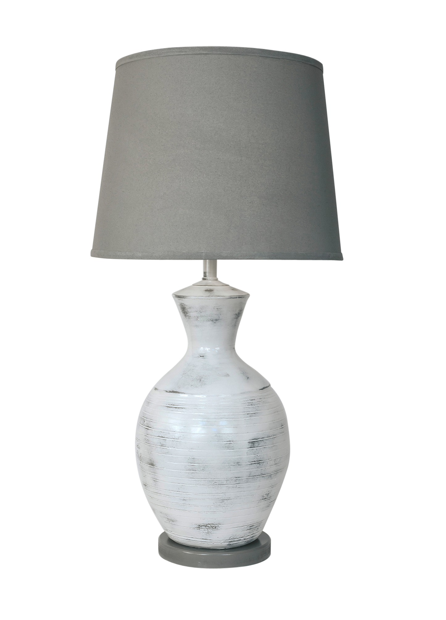 Coast Lamp Manufacturing 33"H Lined Vase Table Lamp