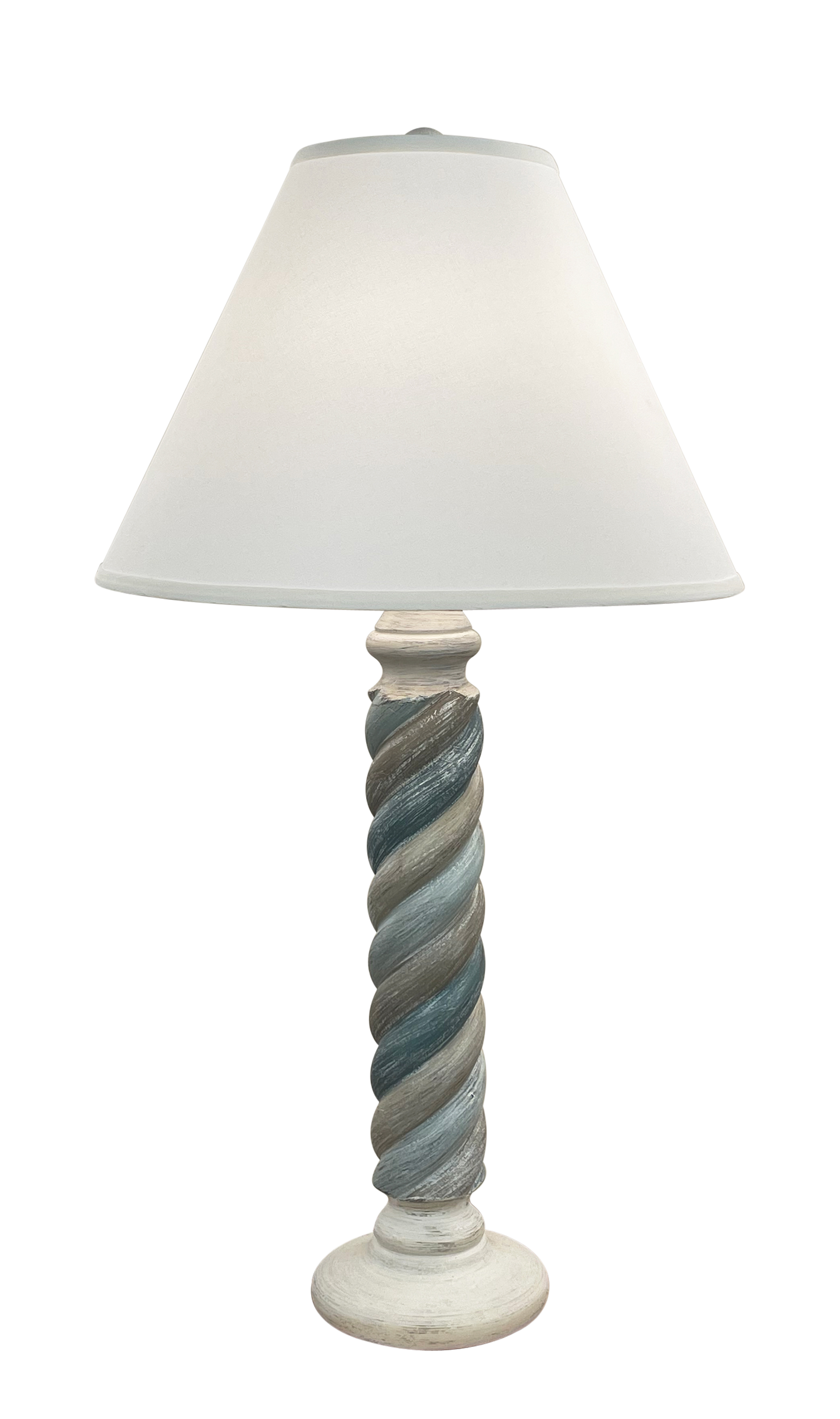 Coast Lamp Manufacturing 33"H Tide Small Rope Table Lamp