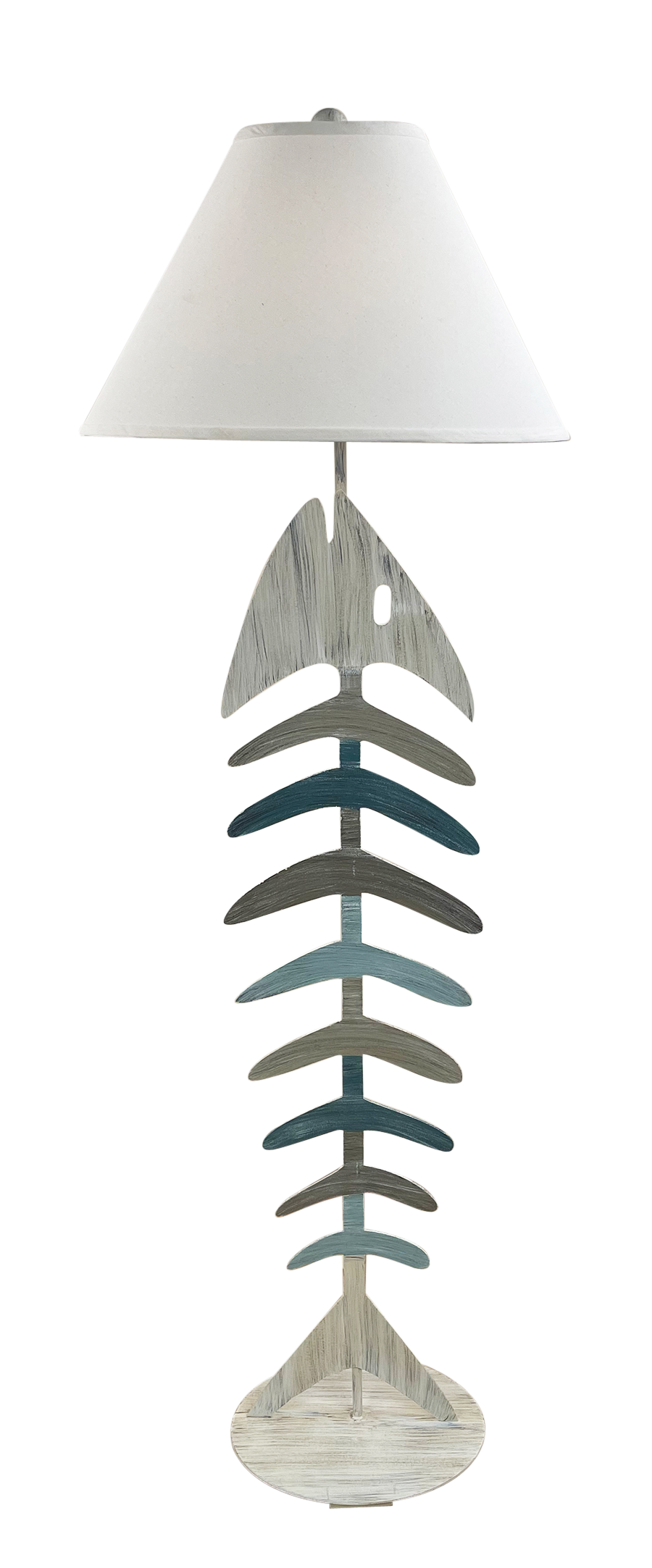 Coast Lamp Manufacturing 61"H Cottage Tide Bonefish Floor Lamp