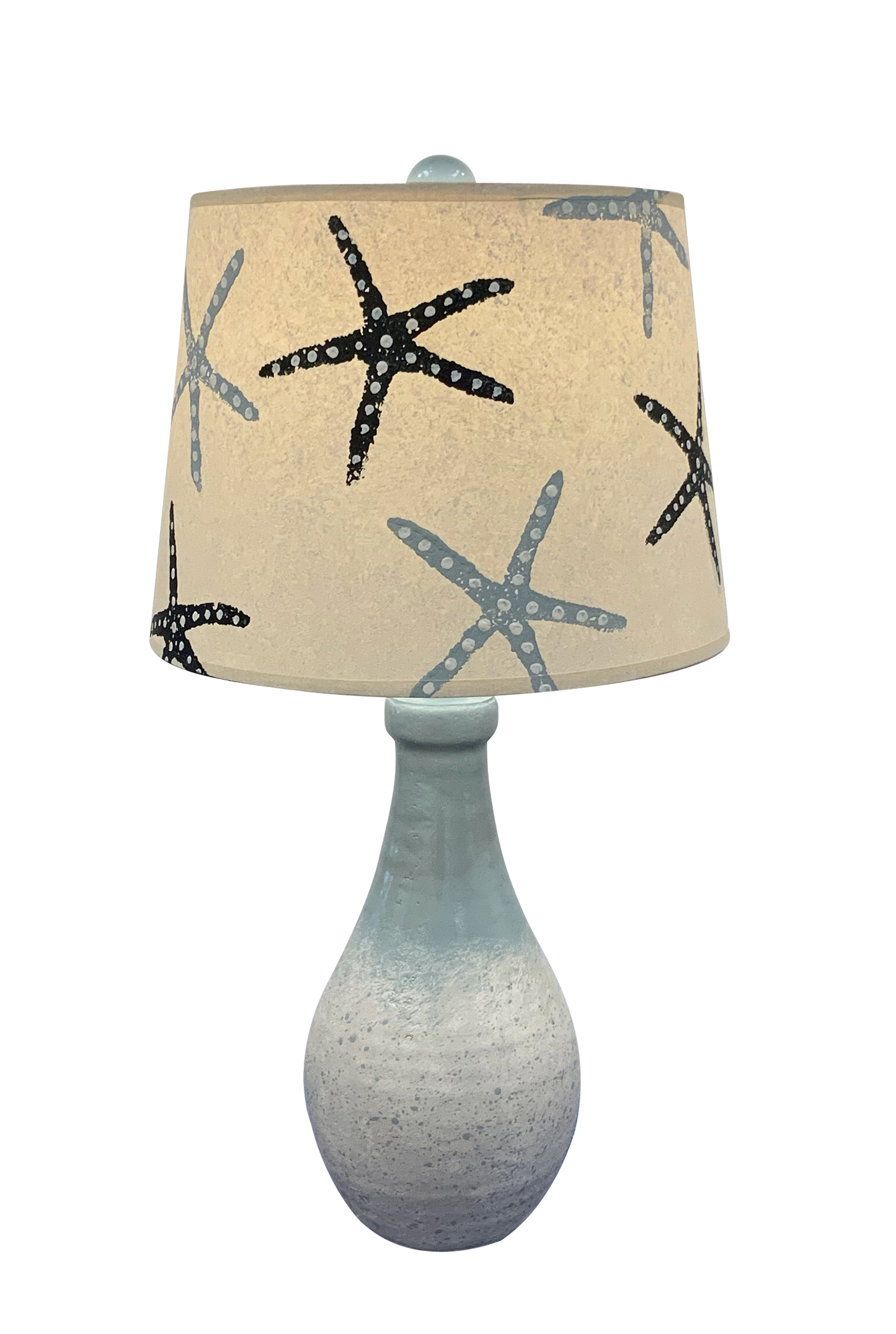Coast Lamp Manufacturing Coastal Living 18"H High Gloss Seaside Villa Shore Eggplant Clay Table Lamp