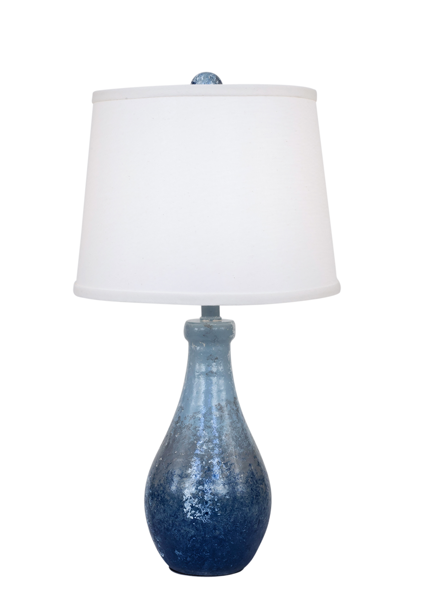 Coast Lamp Manufacturing Coastal Living 18"H Nautical Eggplant Clay Jug Table Lamp