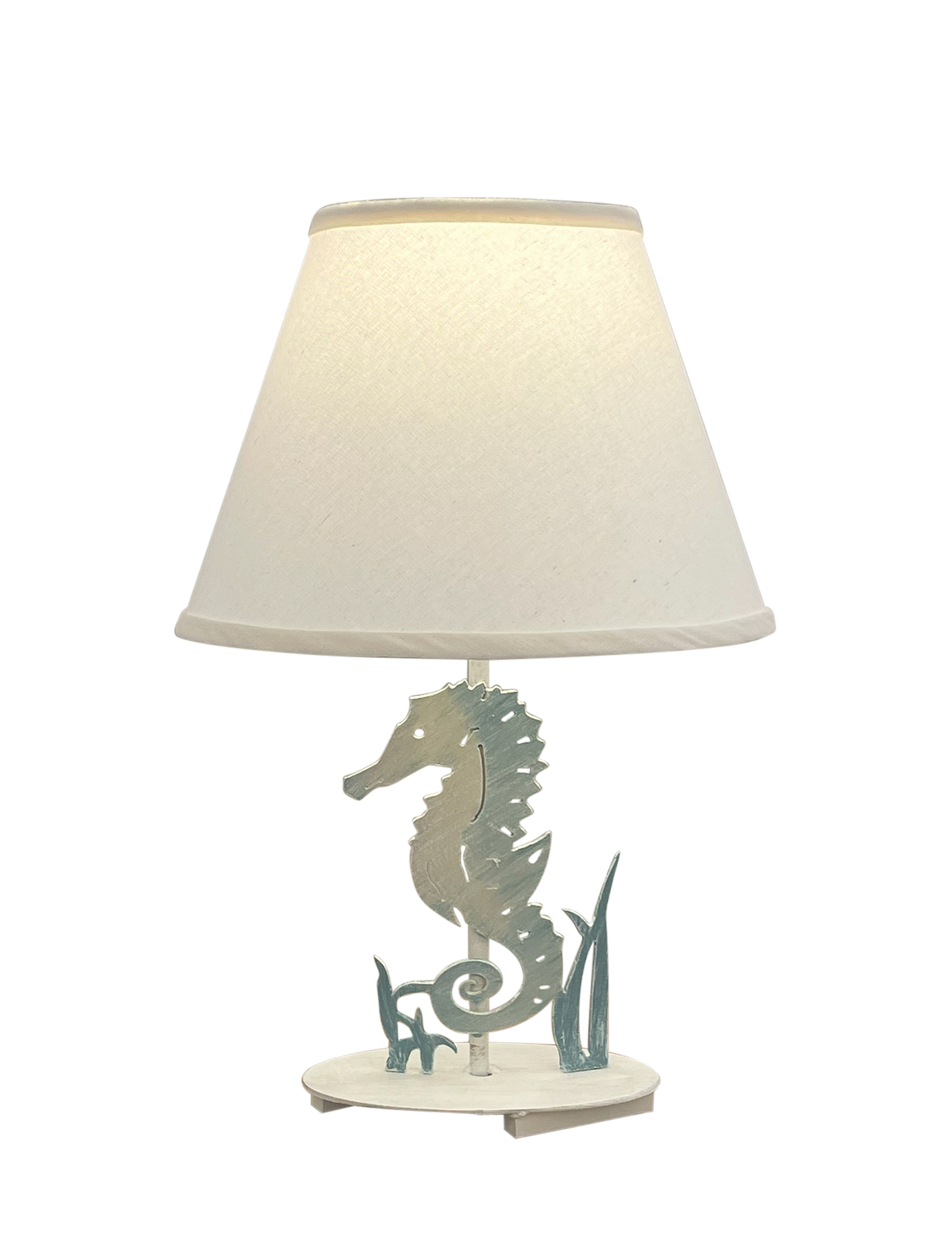 Coast Lamp Manufacturing Coastal Living 24"H Reef Iron Seahorse Table Lamp