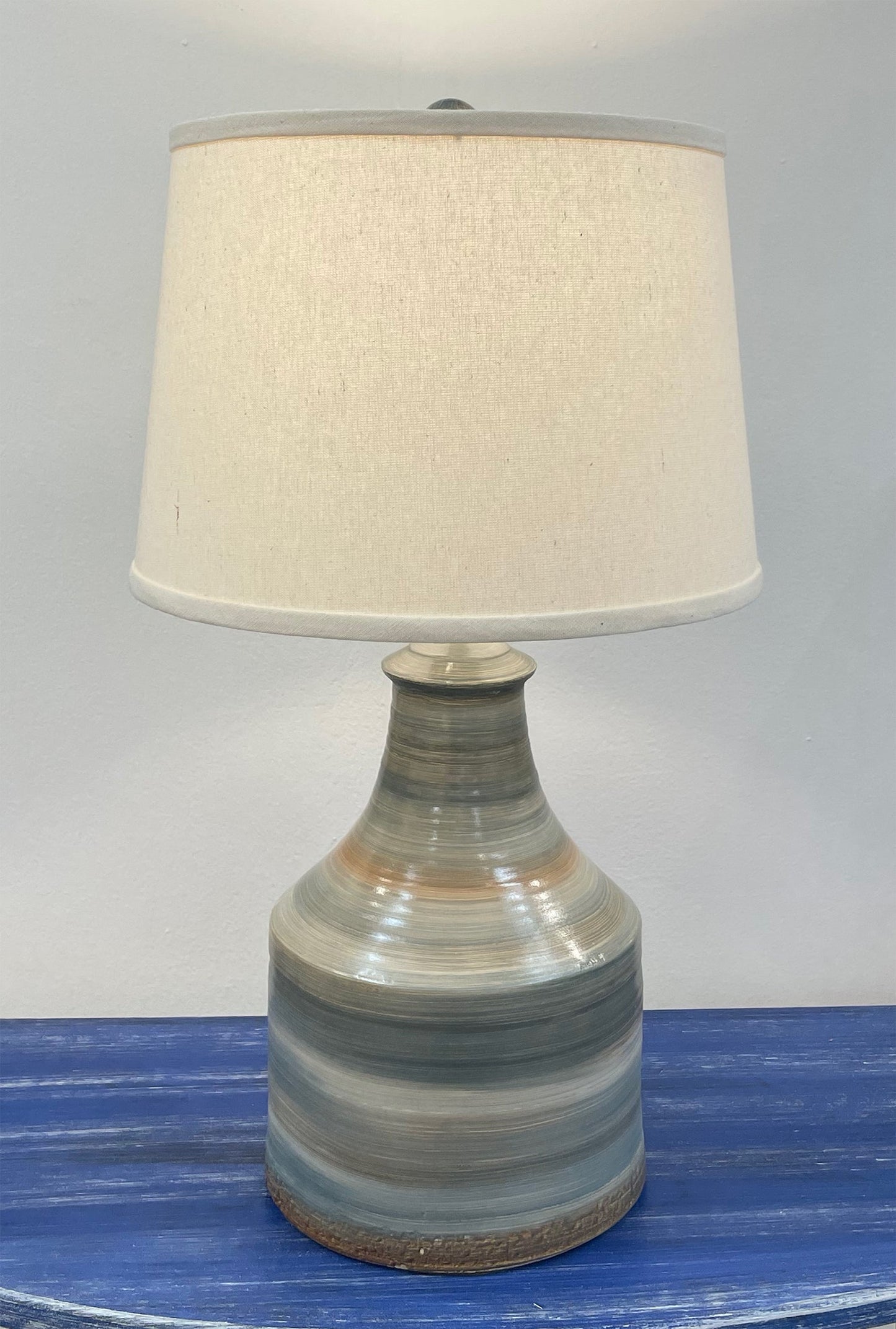 Coast Lamp Manufacturing Coastal Living 25"H Overboard Wide Clay Jug Table Lamp