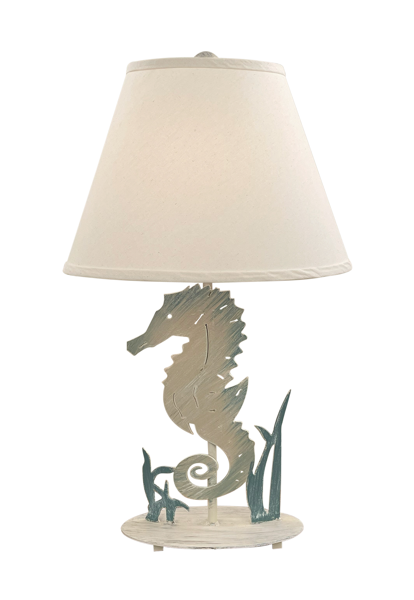 Coast Lamp Manufacturing Coastal Living 29"H Reef Iron Seahorse Table Lamp