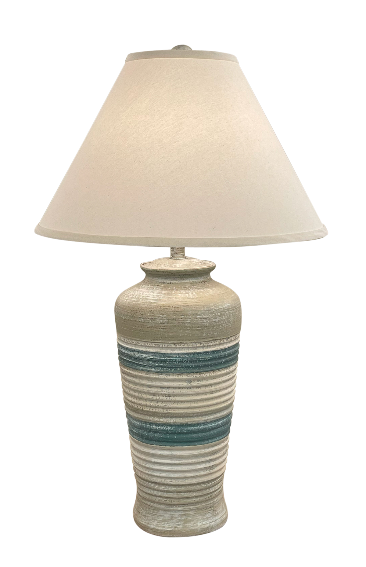 Coast Lamp Manufacturing Coastal Living 30"H Tide Tall Ribbed Table Lamp