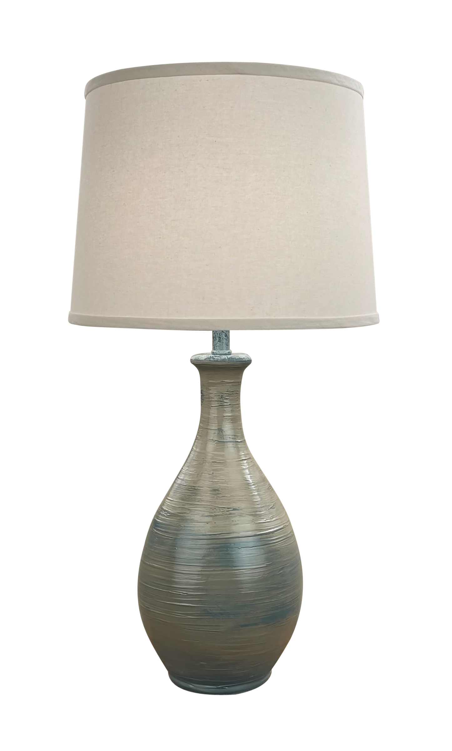 Coast Lamp Manufacturing Coastal Living Outerbanks Ridged Tear Drop Table Lamp