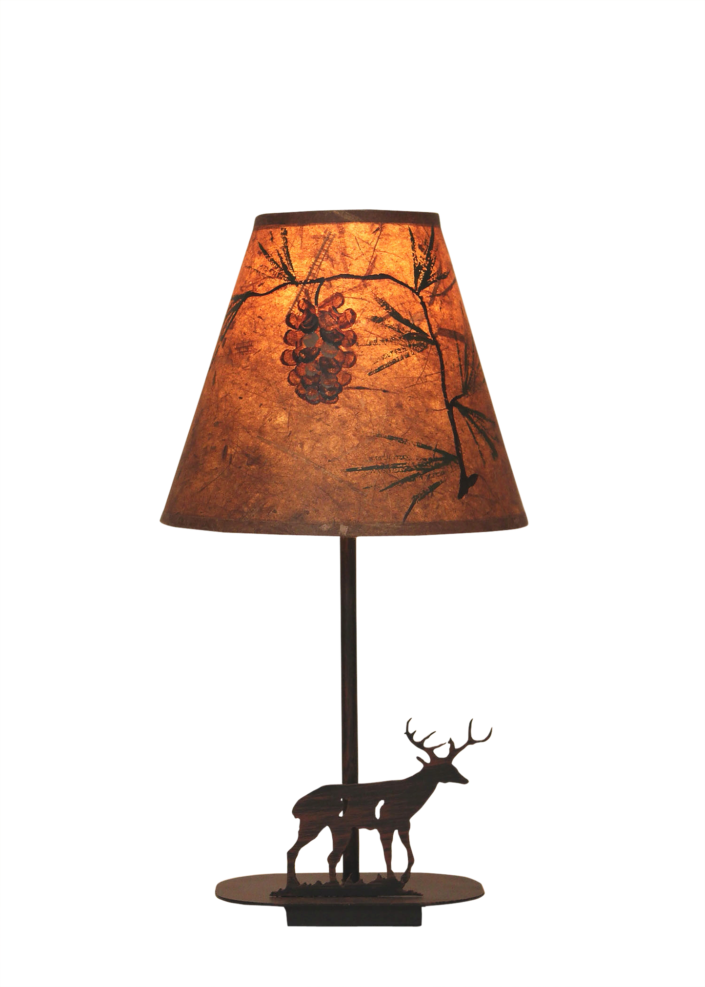 Coast Lamp Manufacturing Rustic Living 17"H Mini Iron Deer Lamp
