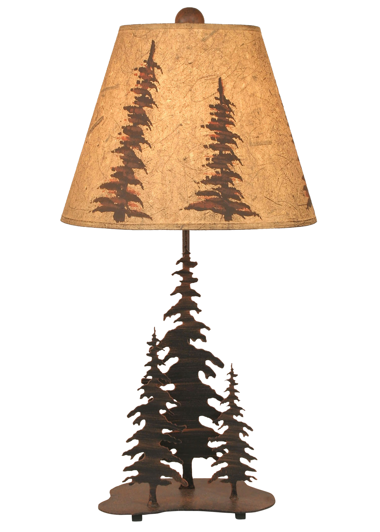 Coast Lamp Manufacturing Rustic Living 26"H Burnt Sienna 3 Trees Accent Lamp