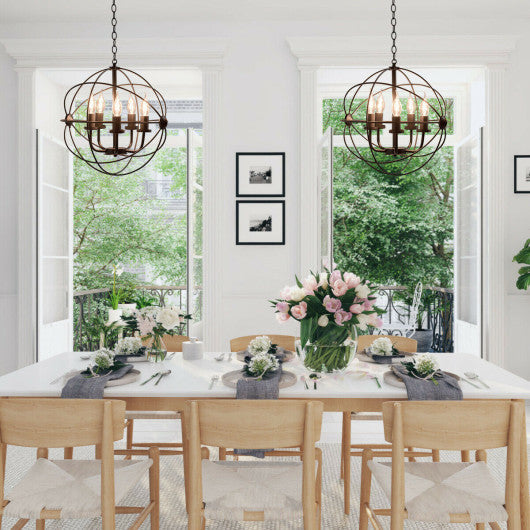 Costway 15.7" 5-Light Modern Chandelier for Dinning Room Bedroom
