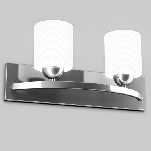 Costway 2 Light Glass Wall Pendant Lamp Fixture Vanity