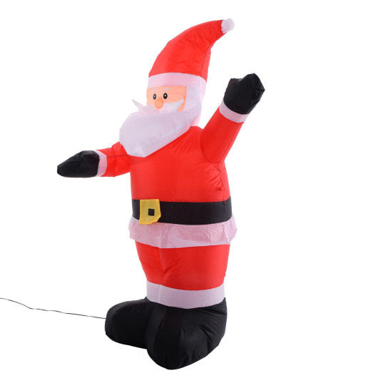 Costway 4' Airblown Inflatable Christmas Santa Claus Lighted Decoration