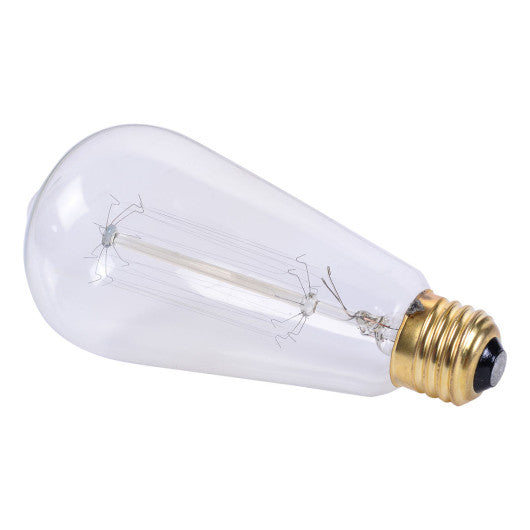 Costway 4 Pack 110 V 60 W Squirrel Cage Filament Light Bulb