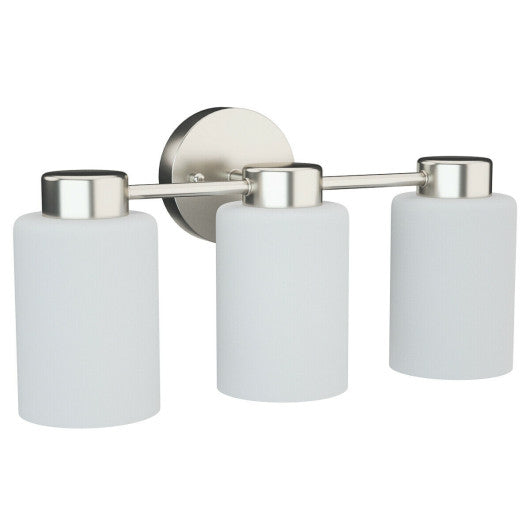 Costway Modern 3-Light Glass Wall Lamp