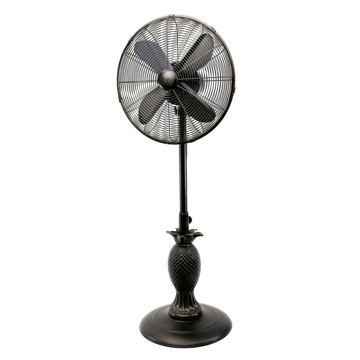 Deco Breeze Islander Metro 51" Bronze Outdoor Pedestal Floor Fan
