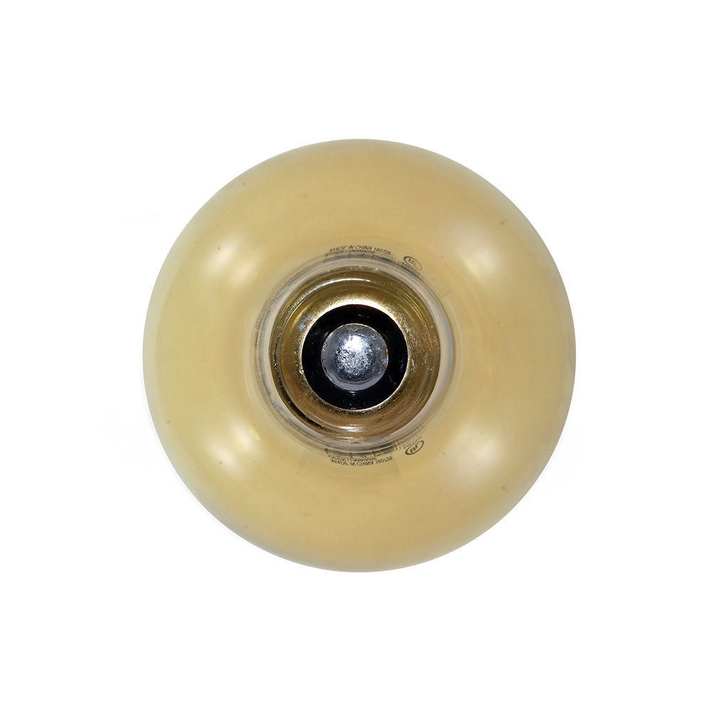 Euri Lighting 7W Omni-Directional Dimmable 2200K Globe Shape LED Filament Bulb With Amber Glass Body