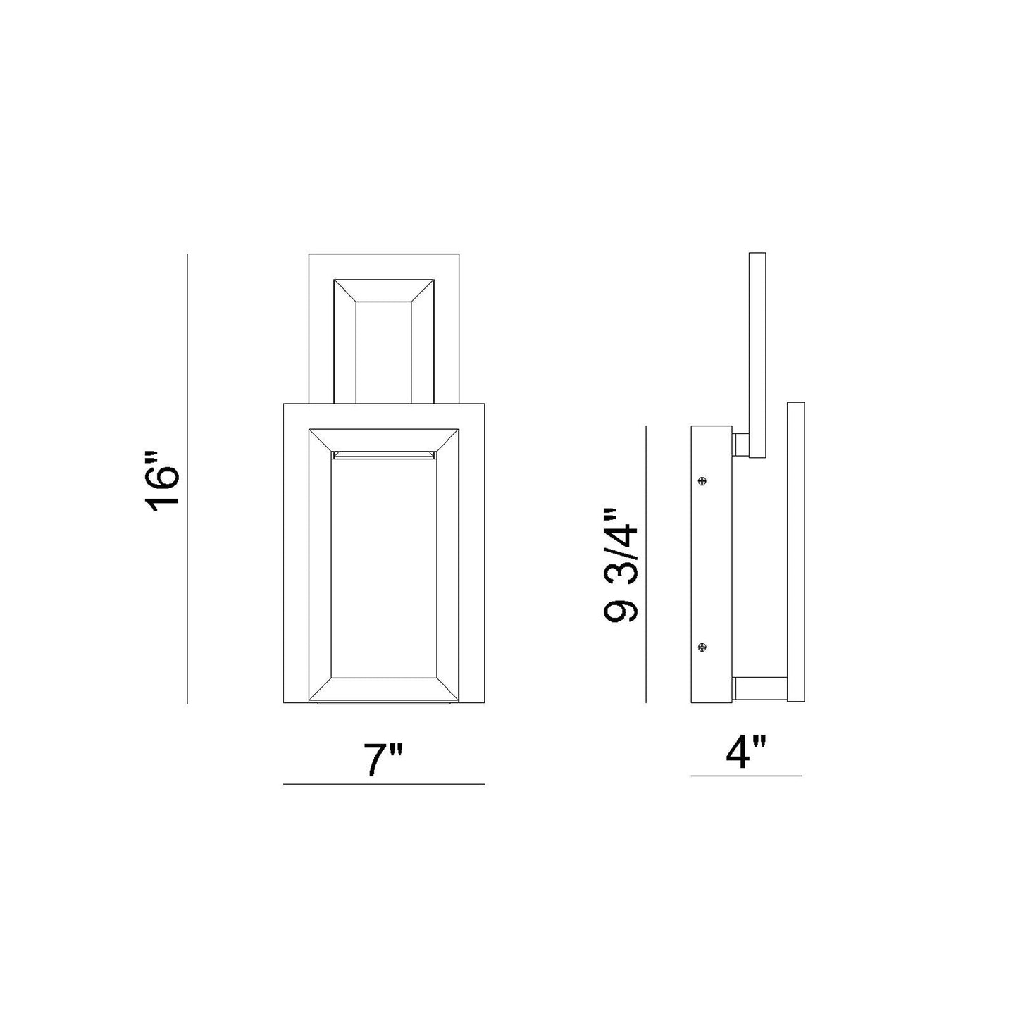 Eurofase Lighting Inizio 33" Dimmable Integrated LED Matte Black Wall Sconce With White Acrylic Shades