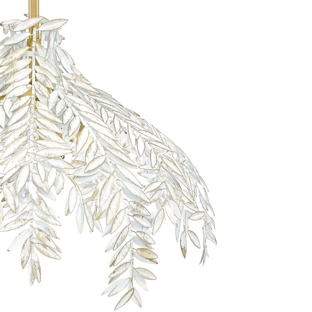 Eurofase Lighting Jalore 22" 3-Light Distressed White Chandelier