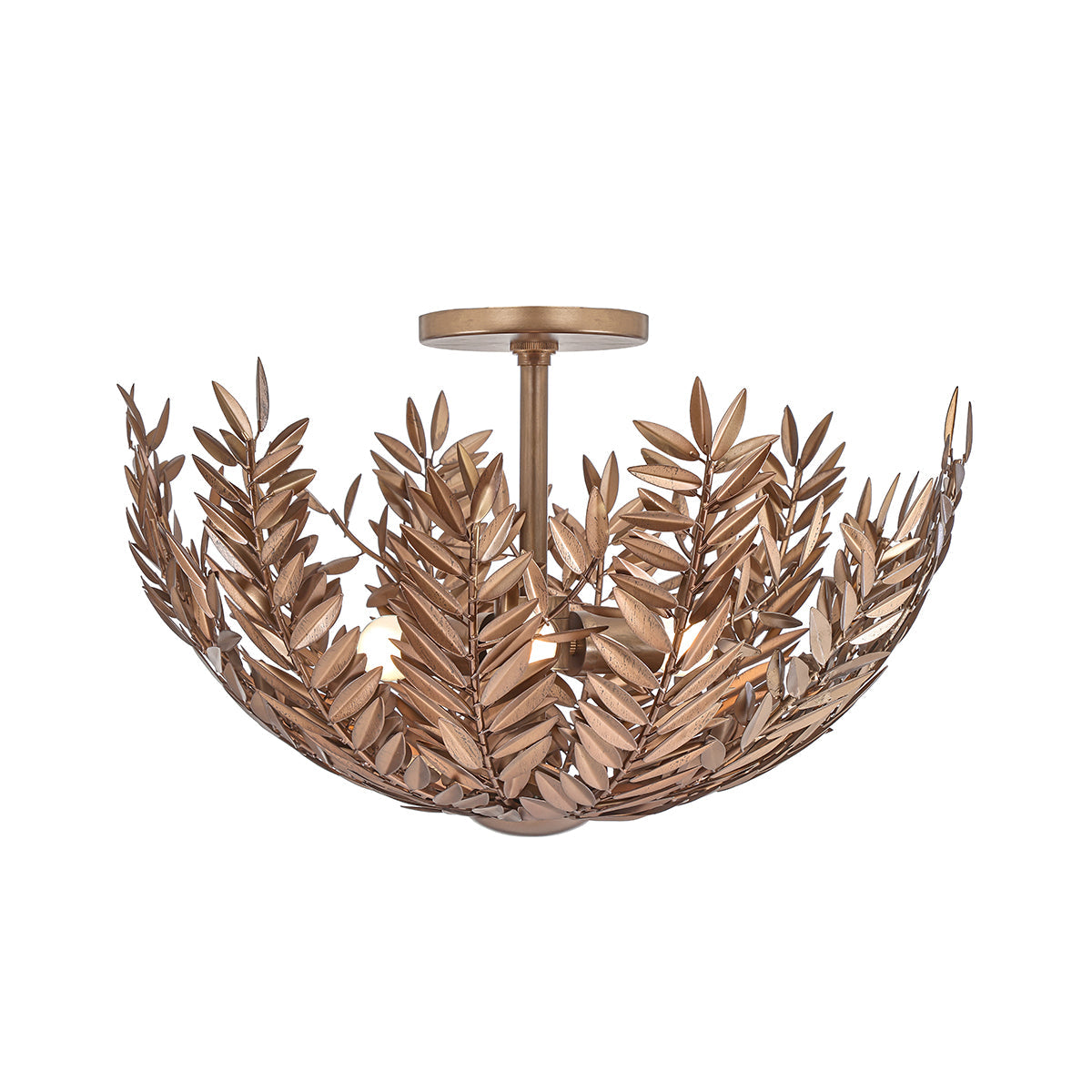 Eurofase Lighting Jalore 22" 3-Light Oil Rubbed Bronze Flush Mount