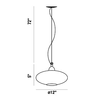 Eurofase Lighting Lorella 12" Dimmable Chrome Pendant Light With Amber Hand-Blown Glass Shade