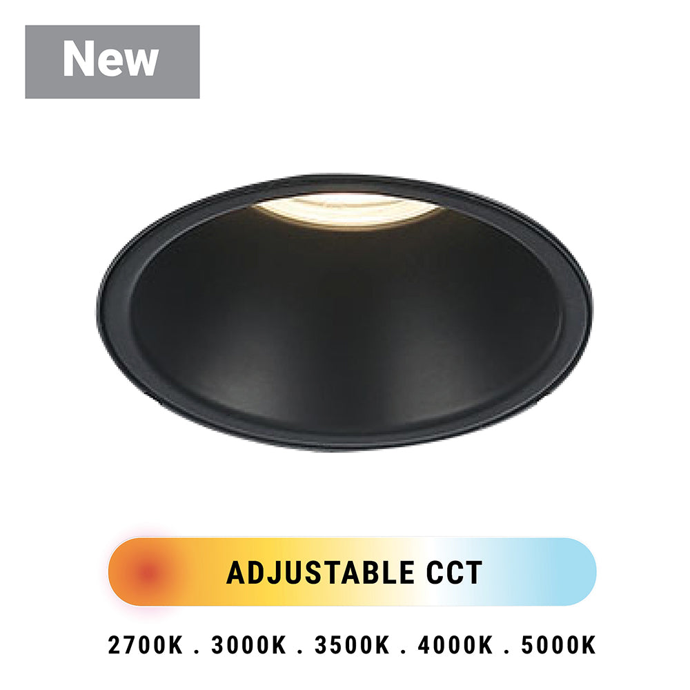 Eurofase Lighting Midway 2" Black Trimless Round Integrated LED Fixed Aluminum Recessed Light