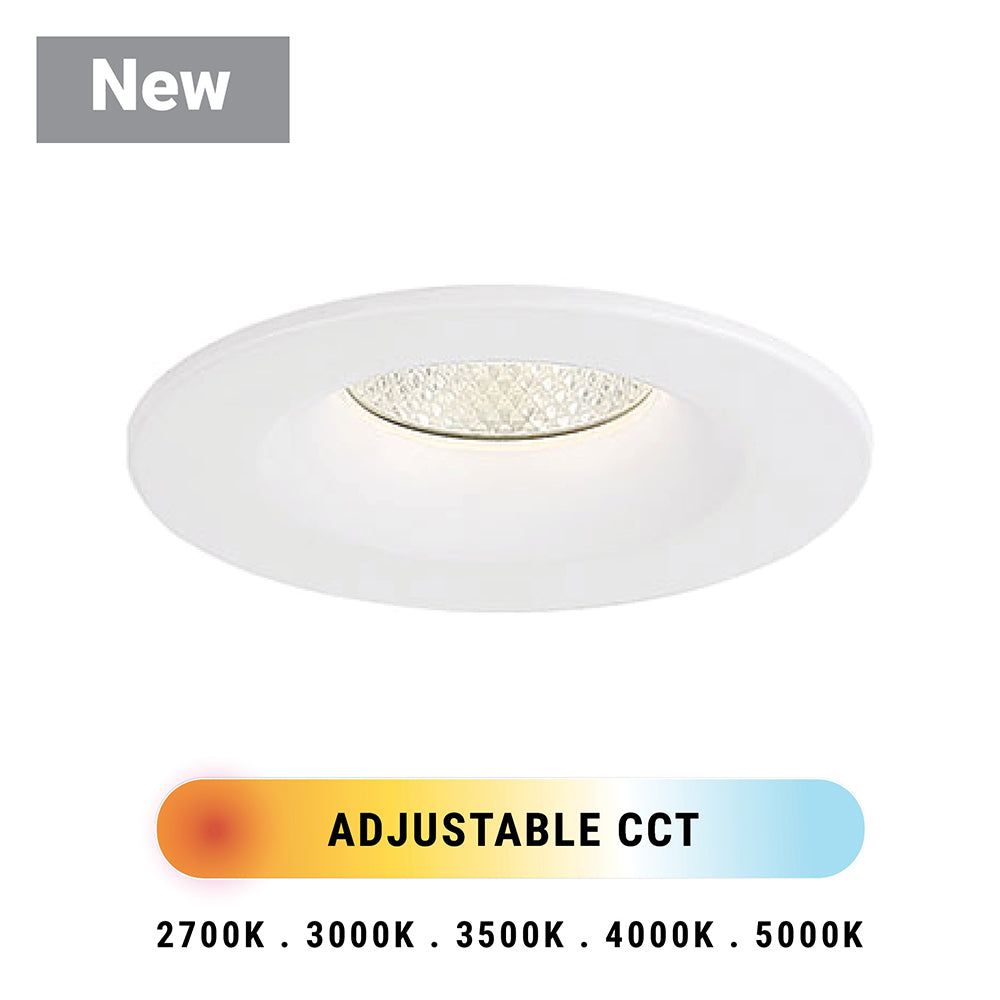 Eurofase Lighting Midway 4" White Round Fixed Integrated LED Aluminum Recessed Light
